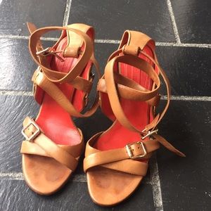 Elegant Brown Sandals Celine Size 6